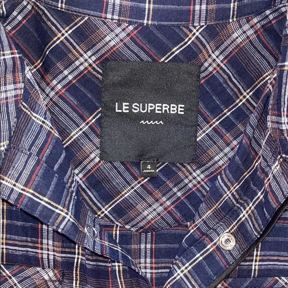 Le Superbe Super Stoned Cowboy Shirt size 4 NWOT - Picture 8 of 8